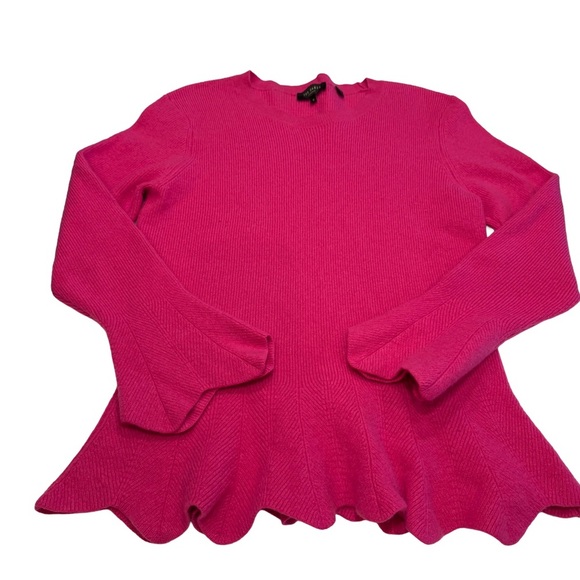 Ted Baker London Women’s Bell Sleeve Sweater Wool cashmere Blend Sz US 10 TB 4 - Picture 3 of 13
